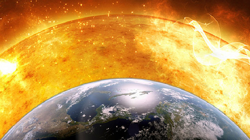 真空不传热,地球是怎么接收到太阳的热量?