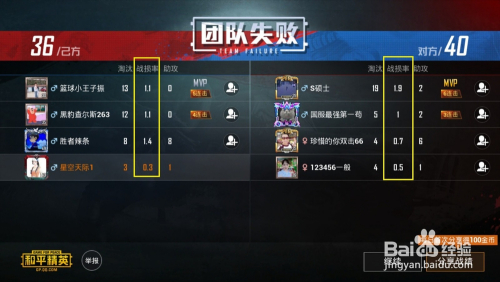 和平精英团队竞技战损率是什么