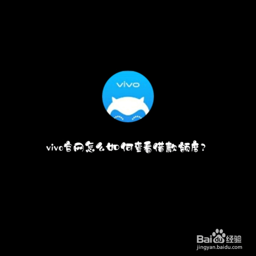 vivo官网如何查看借款额度