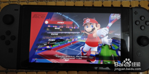 马里奥网球怎么调中文