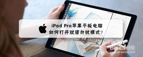 iPad Pro苹果平板电脑如何打开就寝勿扰模式