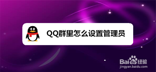 QQ群里怎么设置管理员