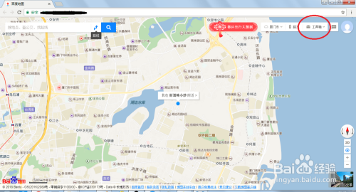 在百度地图上标记查询附近信息