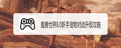 魔兽世界8.0新手宠物对战升级攻略