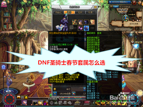 DNF圣骑士春节套属怎么选