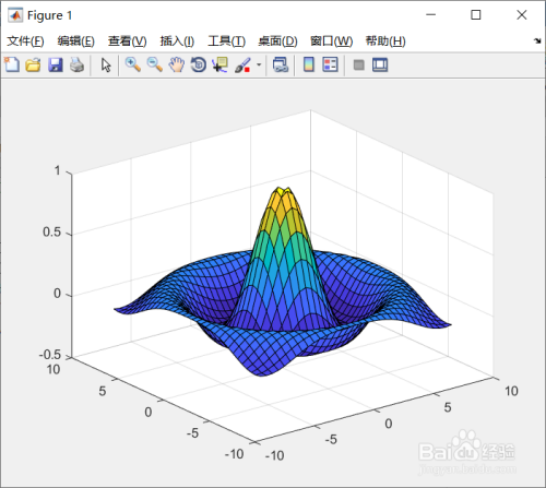 怎样利用Matlab画三维函数图像