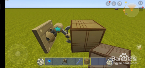 迷你世界怎么使用推拉机械臂