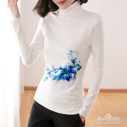 photoshop CC2019怎么在人物的衣服上加花的图案