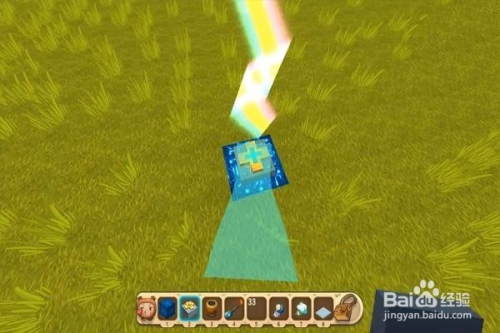 迷你世界怎么做彩虹