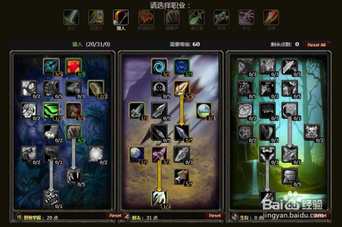 魔兽世界怀旧服猎人射击天赋怎么点