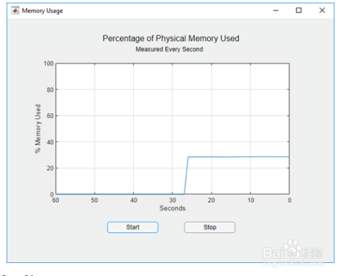 在应用程序设计器中使用计时器对象的内存监视器