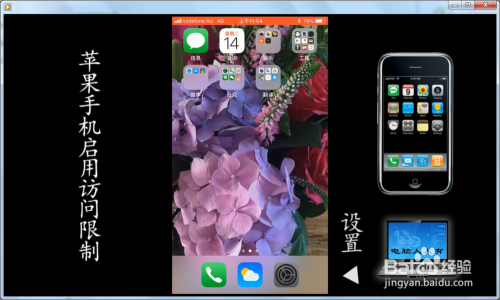 苹果手机启用访问限制