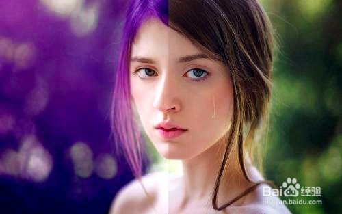 用PS如何制作浪漫唯美紫色调图片