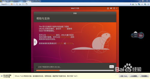 VMware Player虚拟机最小安装Ubuntu18.04LTS