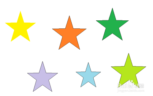 怎么使用画图工具画星星